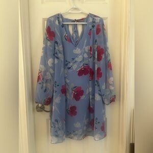 NWT INC sheath dress with front v neck and back tie detail